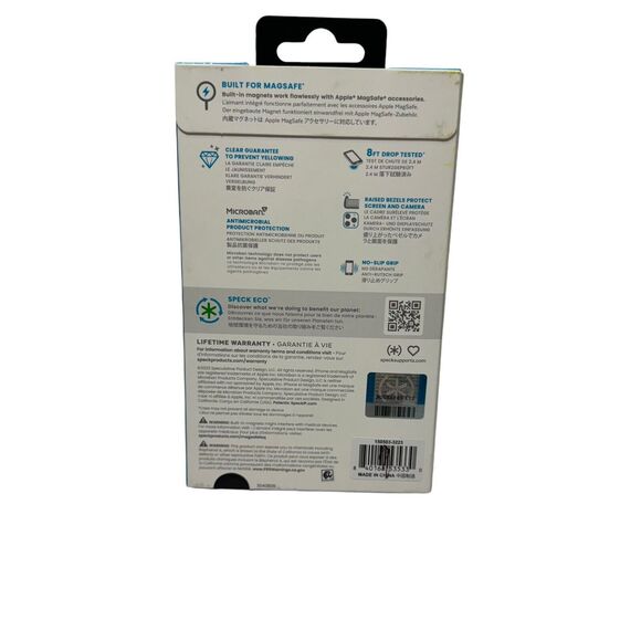 Speck Gemshell Grip Clear iPhone 15 Pro Case Built For‎ MagSafe - Picture 3 of 3